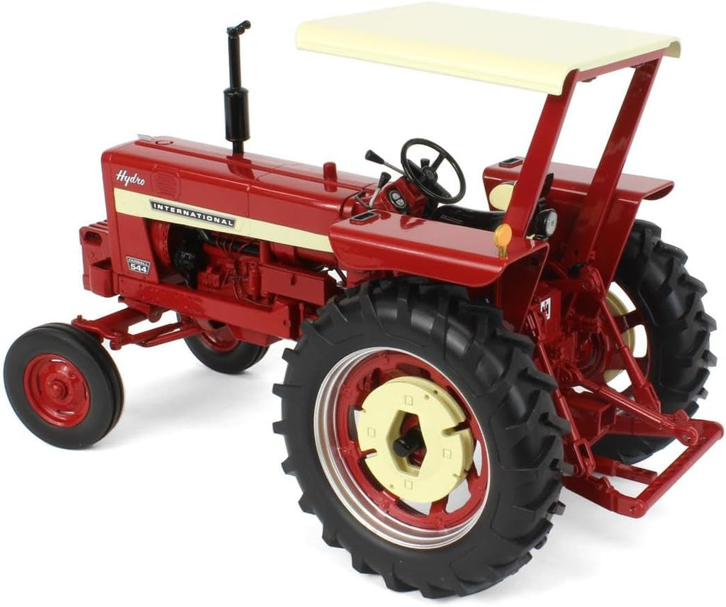 Farmall 544 Wide Front Tractor w/ Canopy - Red Diecast 1:16 Scale Model - Spec Cast ZJD1926