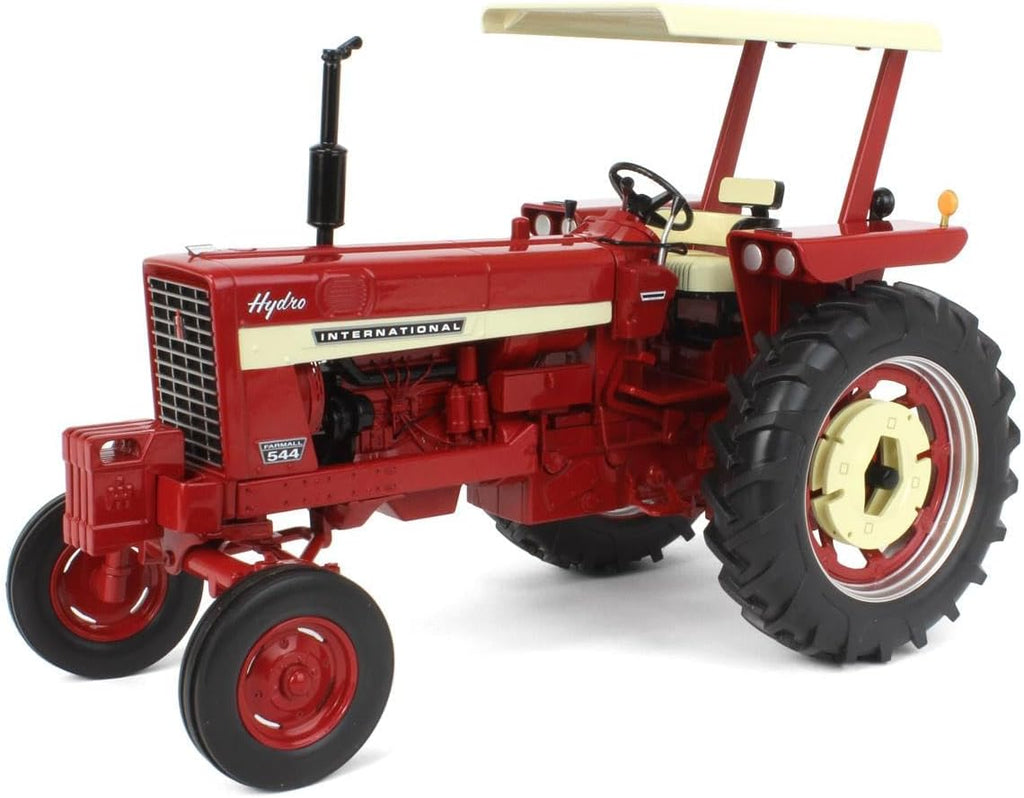 Farmall 544 Wide Front Tractor w/ Canopy - Red Diecast 1:16 Scale Model - Spec Cast ZJD1926