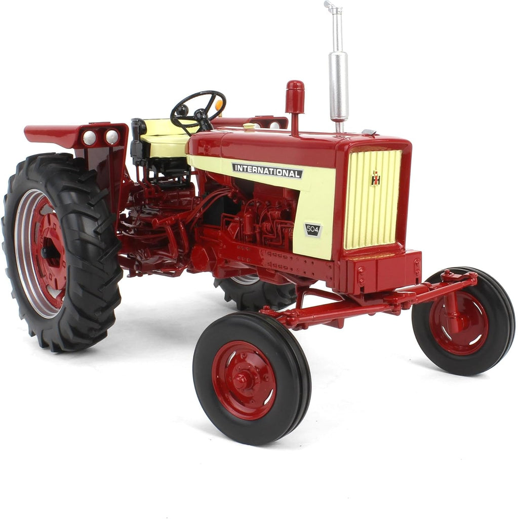 International 504 Wide Front Tractor w/ Rear Wheel Weights Diecast 1:16 Scale Model - SpecCast ZJD1954