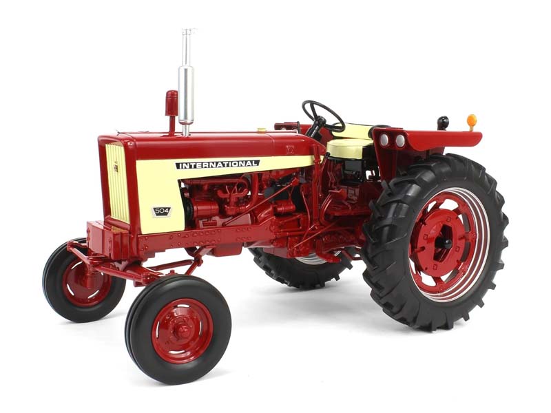 International 504 Wide Front Tractor w/ Rear Wheel Weights Diecast 1:16 Scale Model - SpecCast ZJD1954
