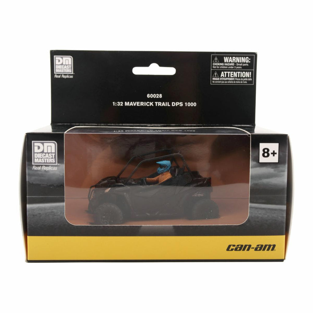 Can-Am Maverick Trail DPS 1000 - Black Diecast 1:32 Scale Model - Diecast Masters 60028
