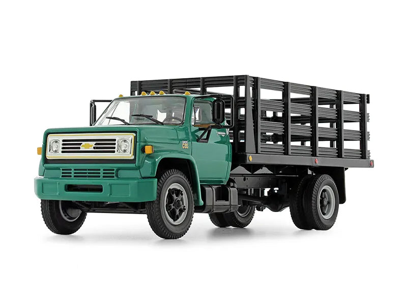 1970's Chevy C65 Stake Truck Green 1:34 Scale Diecast Model - First Gear 10-4219