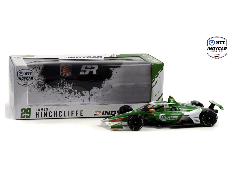 2021 NTT IndyCar Series #29 James Hinchcliffe / Andretti Steinbrenner Autosport, Capstone Turbine 1:18 Diecast Model - Greenlight 11117