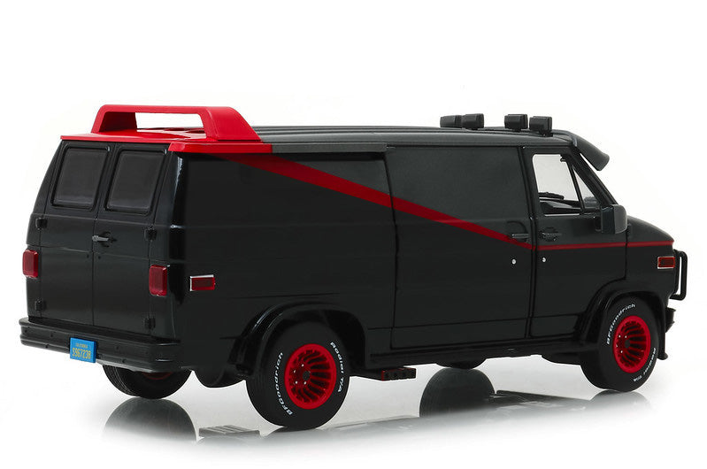 6 PACK 1983 GMC Vandura (The A-Team 1983-87 TV Series) Diecast 1:18 Scale Model - Greenlight 13521