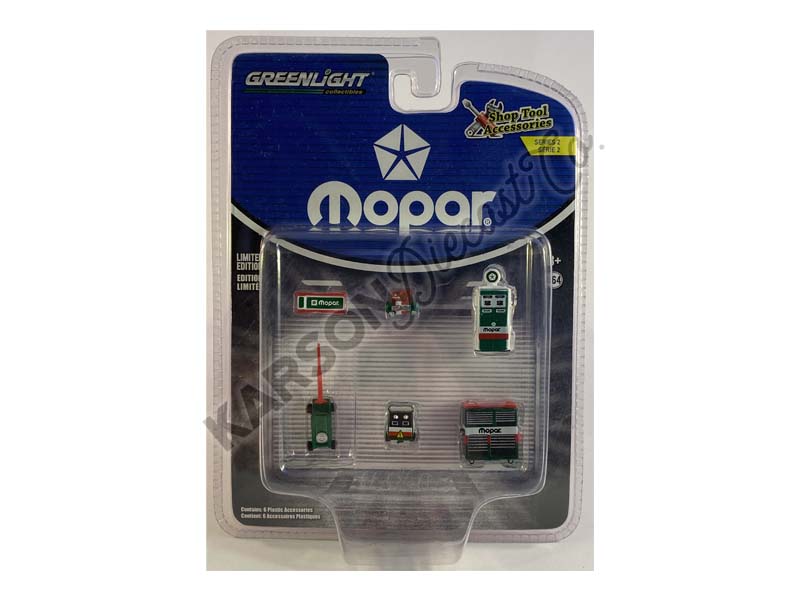 CHASE MOPAR Parts & Service - Auto Body Shop (Shop Tool Accessories) Series 2 Diecast 1:64 Scale Model - Greenlight 16040B