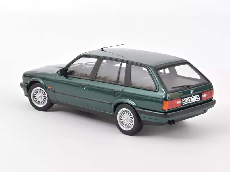 1990 BMW 325i Touring - Green metallic Diecast 1:18 Scale Model - Norev 183219