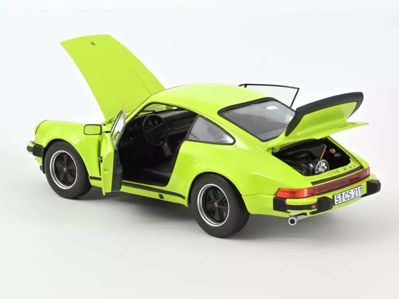 1976 Porsche 911 Turbo 3.0 - Light Green Diecast 1:18 Scale Model - Norev 187666