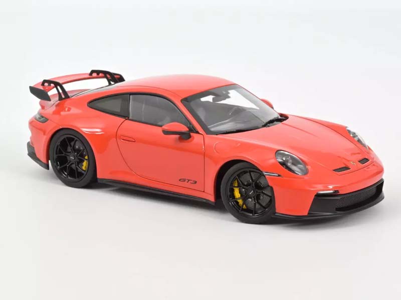 2021 Porsche 911 (992) GT3 Orange Diecast 1:18 Model - Norev 187300