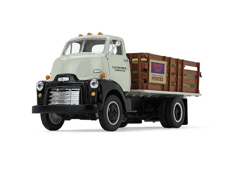 1952 GMC COE Stake Truck w/ Sack Load - K & B Potato Farms Inc. Diecast 1:34 Scale Model - First Gear 19-4110