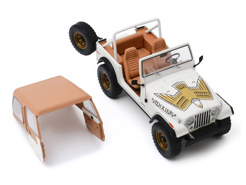 1979 Jeep CJ-7 Golden Eagle - Dixie Cream (Artisan Collection) Diecast 1:18 Scale Model - Greenlight 19065