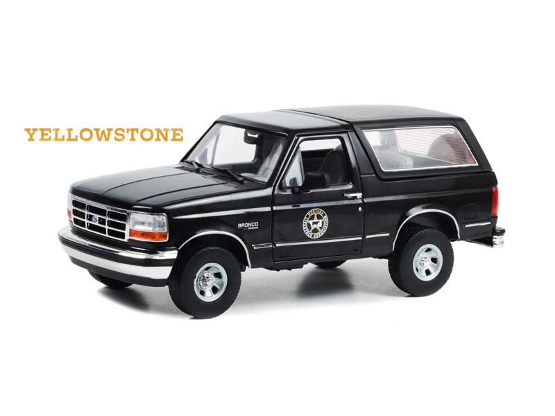 1992 Ford Bronco - Montana Livestock Association - Yellowstone (Artisan Collection) Diecast 1:18 Scale Model - Greenlight 19130