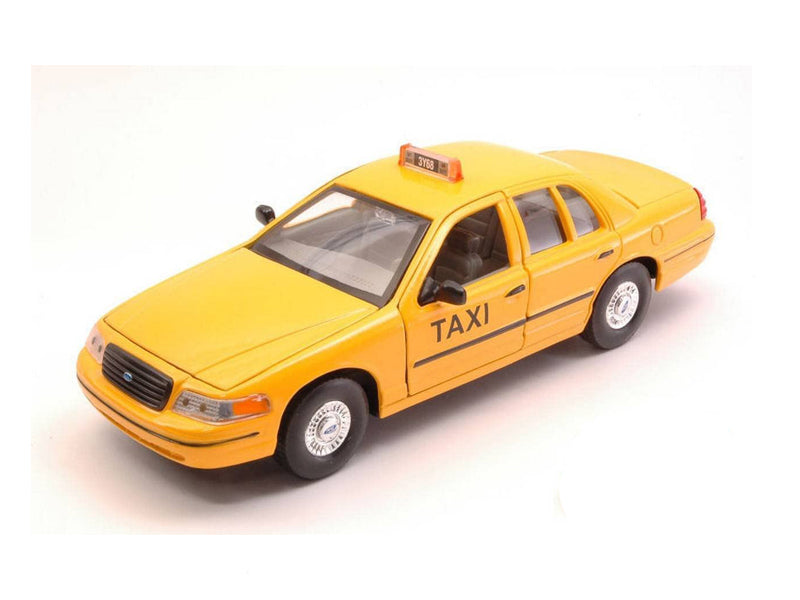 1999 Ford Crown Victoria Taxi Diecast 1:24 Model Car - Welly 22082