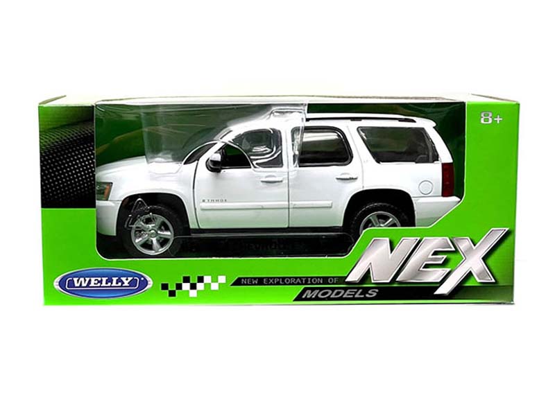 2008 Chevrolet Tahoe Street Version - White (NEX) Diecast 1:24 Scale Model - Welly 22509WH
