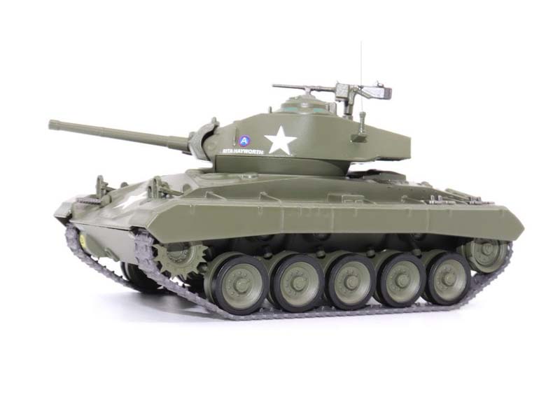 M24 Chaffee Light Tank - 2nd Cavalry Reconnaissance Squadron Germany 1945 (AFVs of WWII) 1:43 Scale Model - Motor City Classics 23190-45