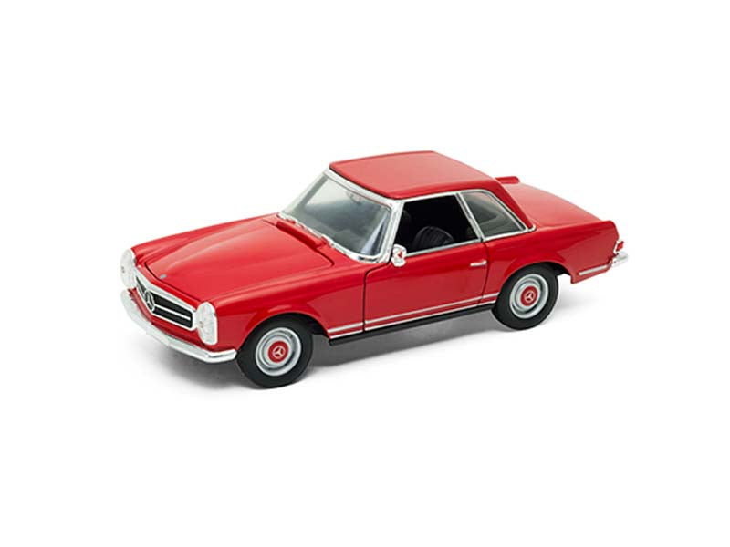 1963 Mercedes Benz 230SL Coupe - Red (NEX) Diecast 1:24 Scale Model Car - Welly 24093RD