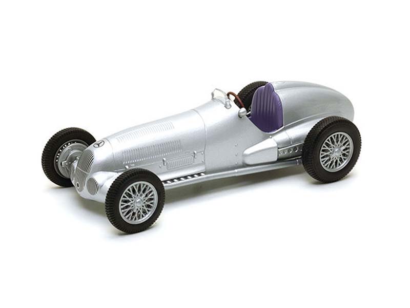 1937 Mercedes-Benz W125 - Silver (NEX) Diecast 1:24 Scale Model Car - Welly 24109SIL