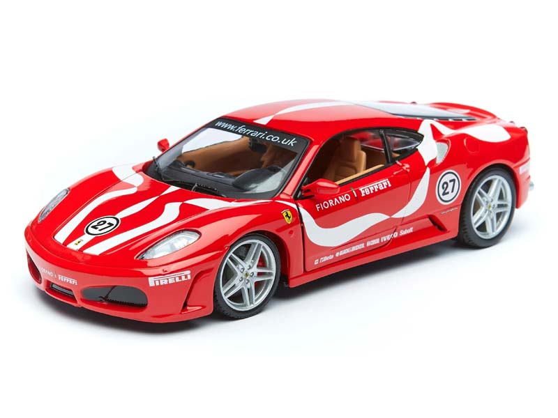 Ferrari F430 Fiorano - Red (Race & Play) Diecast 1:24 Scale Model - Bburago 26009RD