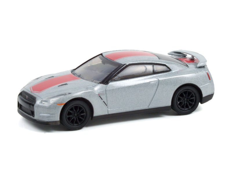 2016 Nissan GT-R (R35) Pearl White 50th "Anniversary Series 13" Diecast 1:64 Scale Model - Greenlight 28080D