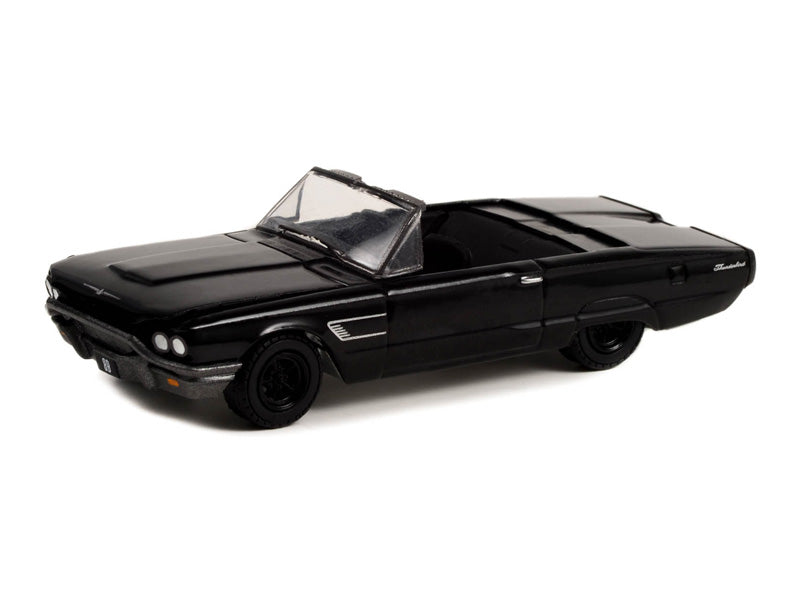 1965 Ford Thunderbird Convertible (Black Bandit) Series 27 Diecast 1:64 Scale Model - Greenlight 28110B
