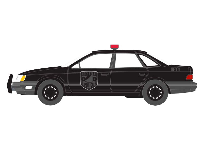 1988 Ford Taurus (Black Bandit) Series 27 Diecast 1:64 Scale Model - Greenlight 28110F