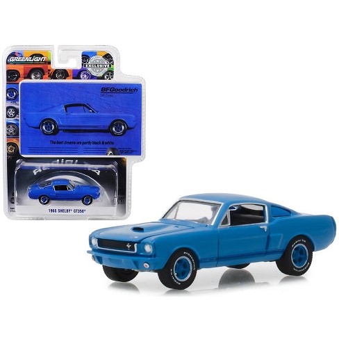 1966 Ford Mustang Shelby GT350 BFGoodrich Vintage 1/64 Scale Diecast Model Car - Greenlight - 29975