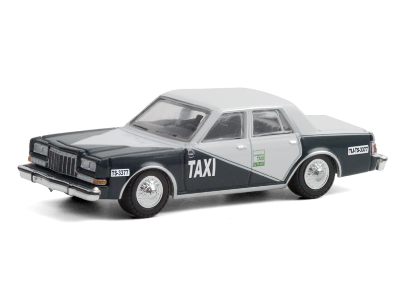 1984 Dodge Diplomat - Tijuana, Mexico Taxi "Hobby Exclusive" 1:64 Diecast Model Car - Greenlight 30200