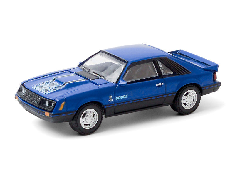 1979 Ford Cobra T5 - Blue Glow (Hobby Exclusive) Diecast 1:64 Model - Greenlight 30205