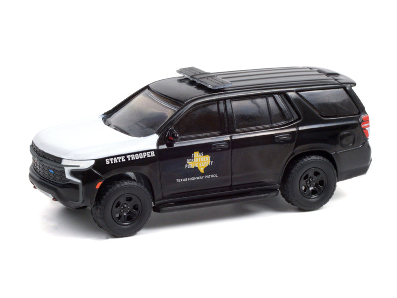 2021 Chevrolet Tahoe Police Pursuit Vehicle Texas Highway Patrol (Hobby Exclusive) Diecast 1:64 Model - Greenlight 30235
