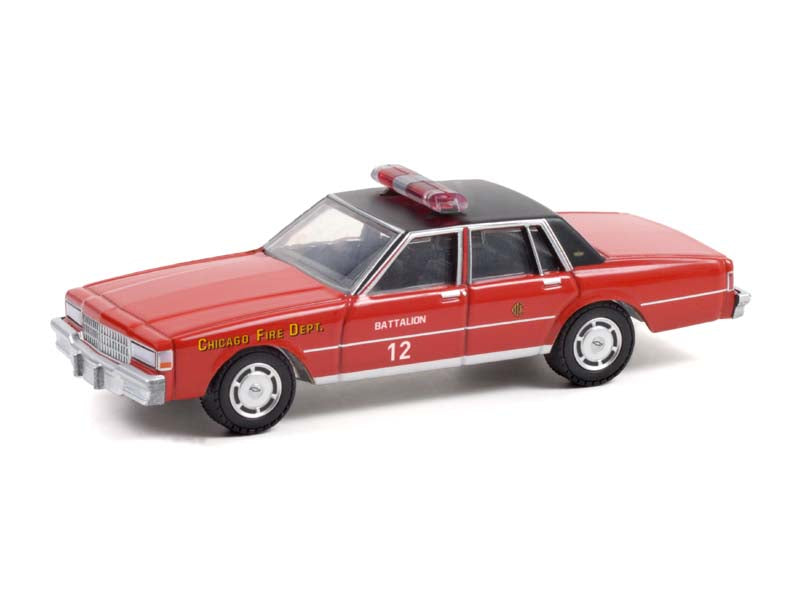 1990 Chevrolet Caprice - Chicago Fire Department (Hobby Exclusive) Diecast 1:64 Scale Model Car - Greenlight 30243