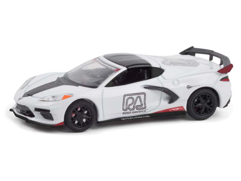 2020 Chevrolet Corvette C8 Stingray Coupe - Road America Official Pace Car (Hobby Exclusive) Diecast 1:64 Model - Greenlight 30254