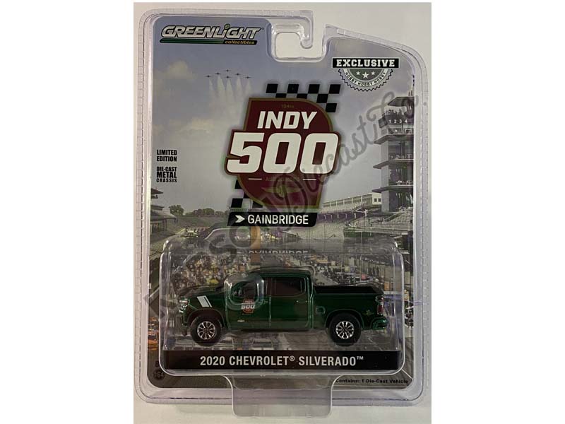 CHASE 2020 Chevrolet Silverado - 104th Running of the Indianapolis 500 Official Truck (Hobby Exclusive) Diecast 1:64 Scale Model - Greenlight 30259