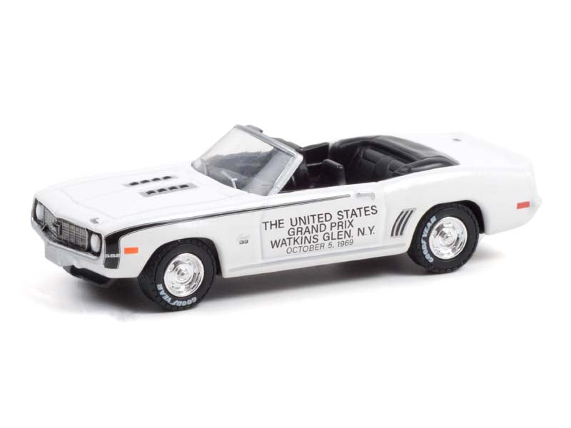 1969 Chevrolet Camaro Convertible - The United States Grand Prix Pace Car New York (Hobby Exclusive) Diecast 1:64 Scale Model - Greenlight 30274