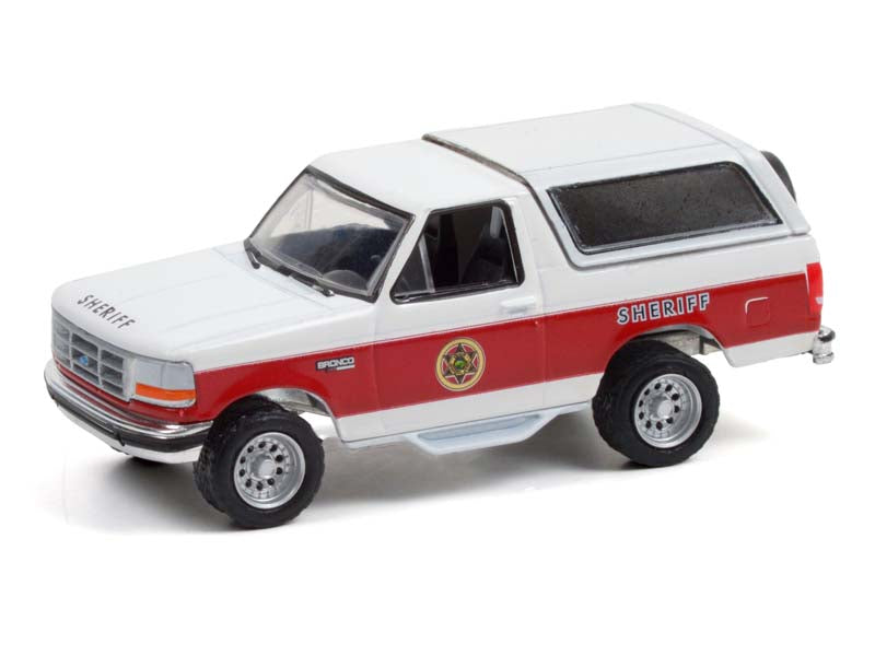 1994 Ford Bronco XLT - Absaroka County Sheriff's Department (Hobby Exclusive) Diecast 1:64 Model Car - Greenlight 30276