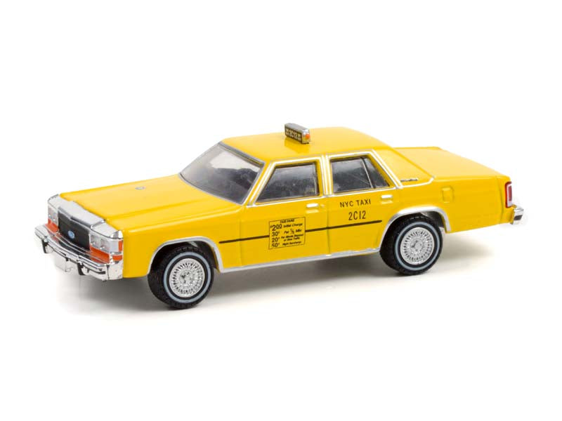1991 Ford LTD Crown Victoria - NYC Taxi "Hobby Exclusive" Diecast 1:64 Scale Model Car - Greenlight 30290