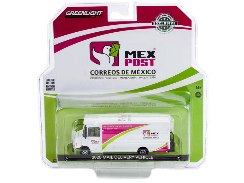 2020 Mail Delivery Vehicle Correos de Mexico "Hobby Exclusive" 1:64 Diecast Model - Greenlight 30300