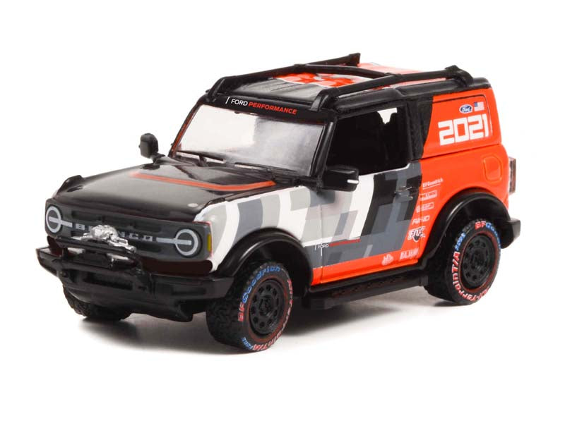 2021 Ford Bronco - BFGoodrich BAJA 1000 - Ford Performance (Hobby Exclusive) Diecast 1:64 Model - Greenlight 30349