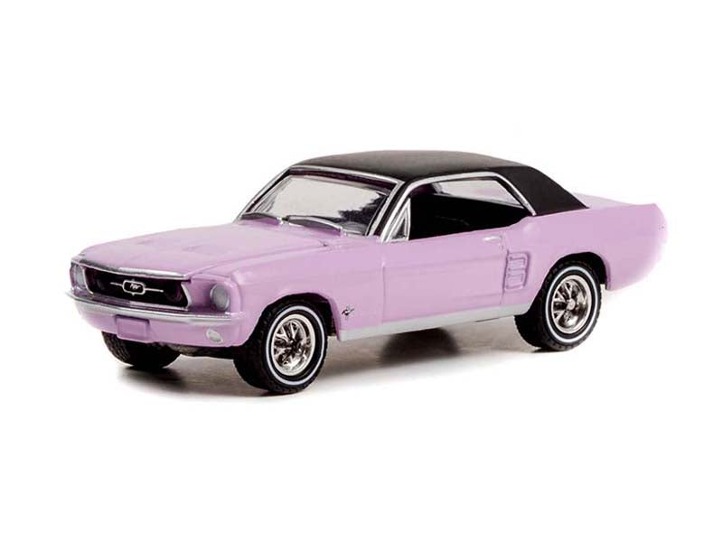 1967 Ford Mustang Coupe - She Country Special Evening Orchid (Hobby Exclusive) Diecast 1:64 Scale Model - Greenlight 30352
