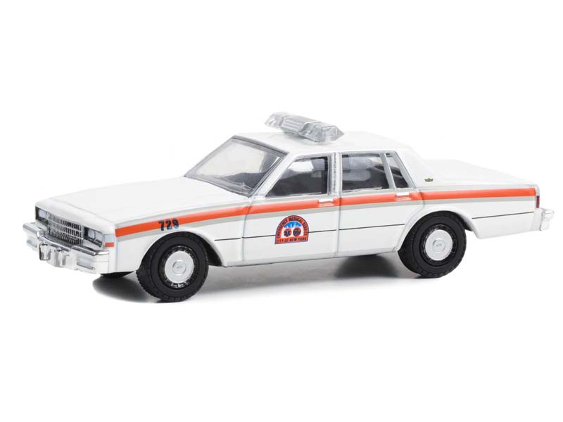 PRE-ORDER 1987 Chevrolet Caprice - NYC EMS (City of New York Emergency Medical Service) (Hobby Exclusive) Diecast 1:64 Scale Model - Greenlight 30442