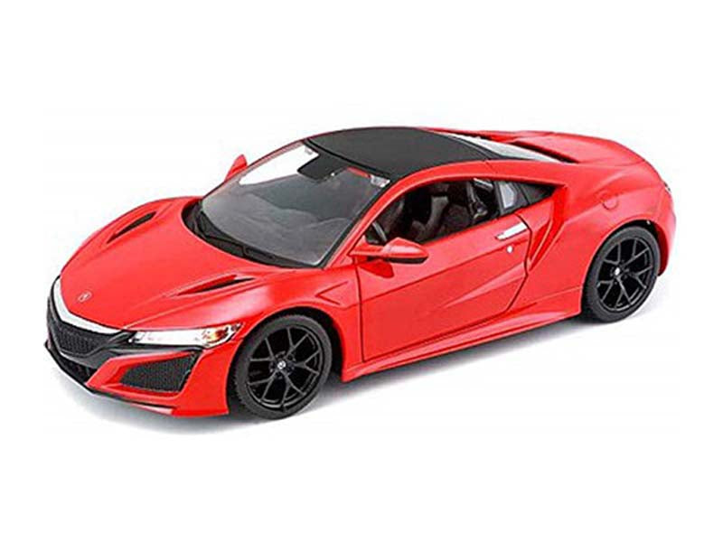 2018 Acura NSX Red w/ Black Top Diecast 1:24 Scale Model Car - Maisto 31234RD