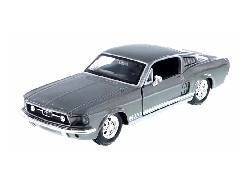 1967 Ford Mustang GT - Grey (Special Edition) Diecast 1:24 Scale Model - Maisto 31260GRY