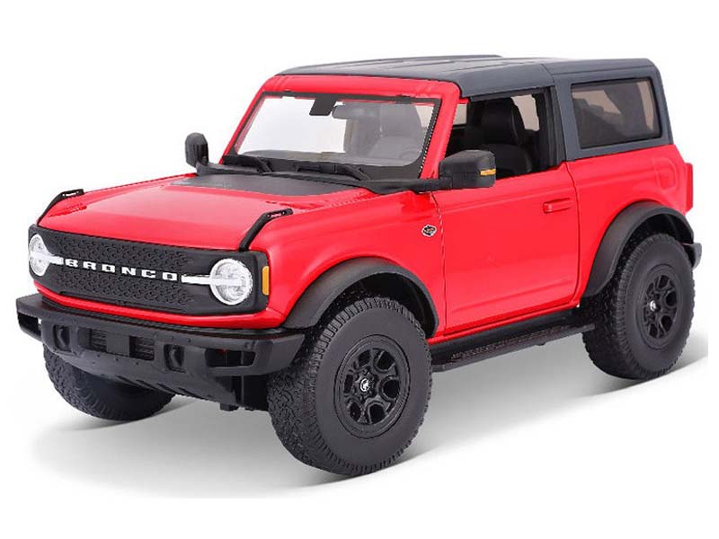 2021 Ford Bronco Wildtrak - Red (Special Edition) Diecast 1:18 Model - Maisto 31456RD