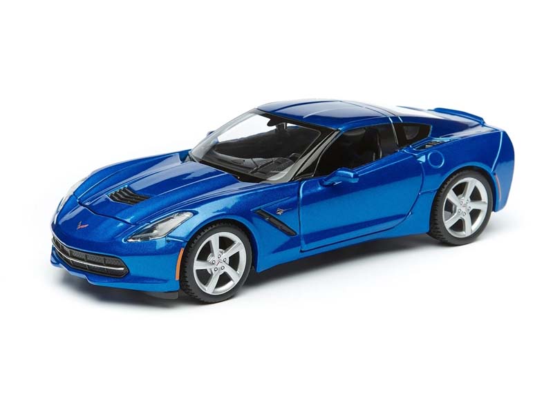 2014 Chevrolet Corvette C7 Stingray - Blue (Special Edition) Diecast 1:24 Scale Model - Maisto 31505BL