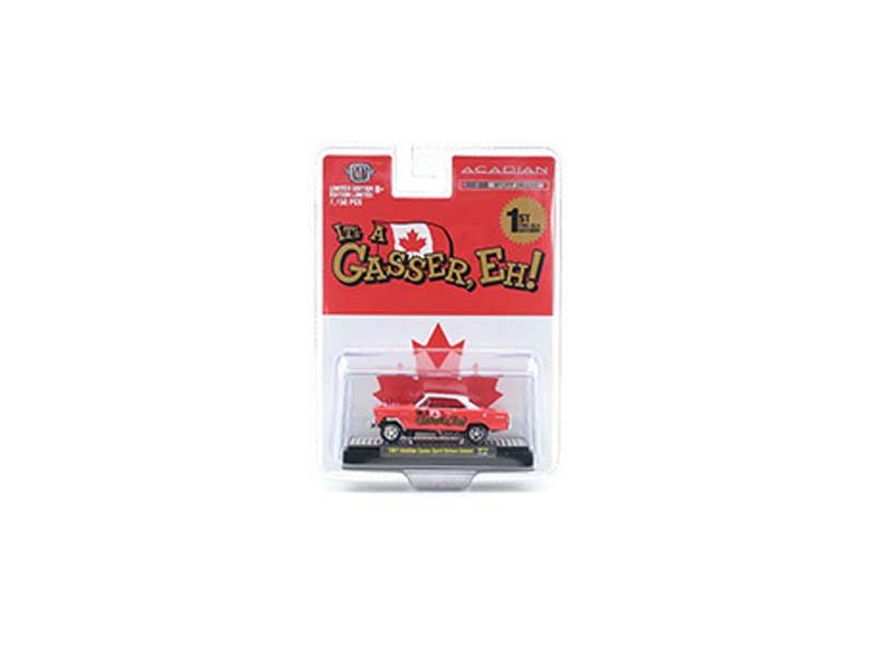 CHASE 1967 Pontiac Acadian Canso Sport Deluxe Gasser Diecast 1:64 Scale Model - M2 Machines 31600-GS12