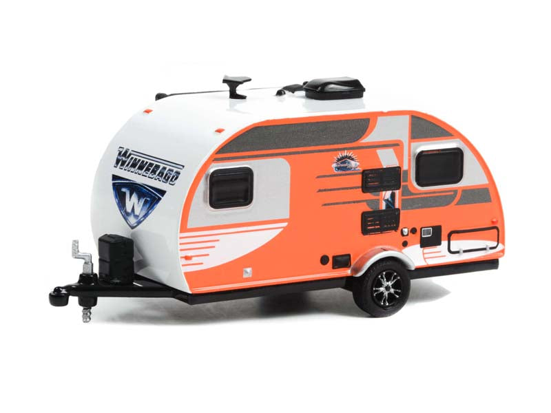 CHASE 2016 Winnebago Winnie Drop - Orange (Hitched Homes Series 12) Diecast 1:64 Scale Model - Greenlight 34120D