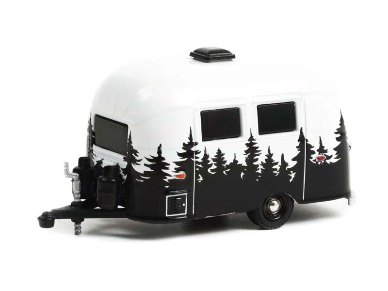 Airstream 16’ Bambi w/ Forest Mural (Hitched Homes) Series 12 Diecast 1:64 Scale Model - Greenlight 34120E