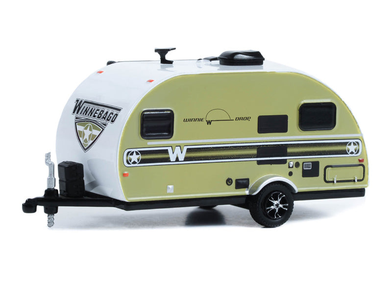 2017 Winnebago Winnie Drop - Army Graphics (Hitched Homes) Series 13 Diecast 1:64 Scale Model - Greenlight 34130E