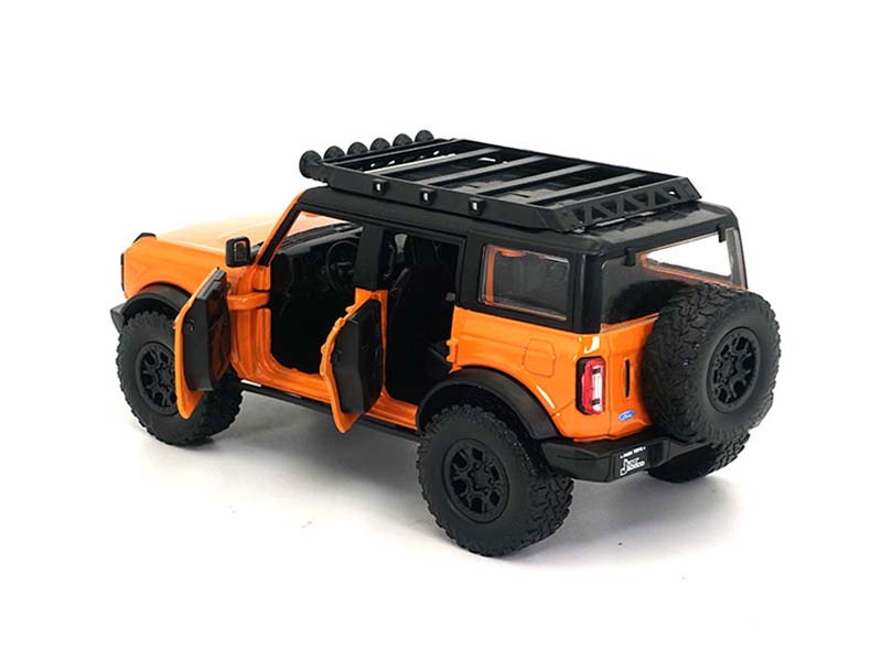 2021 Ford Bronco Off Road 4×4 Orange - MJ Exclusive (Just Trucks) Diecast 1:24 Scale Model - Jada 34289