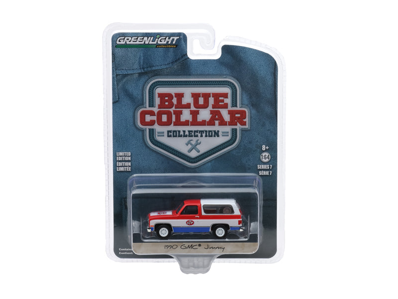 1990 GMC Jimmy - STP (Blue Collar Collection) Series 7 Diecast 1:64 Scale Model - Greenlight 35160D