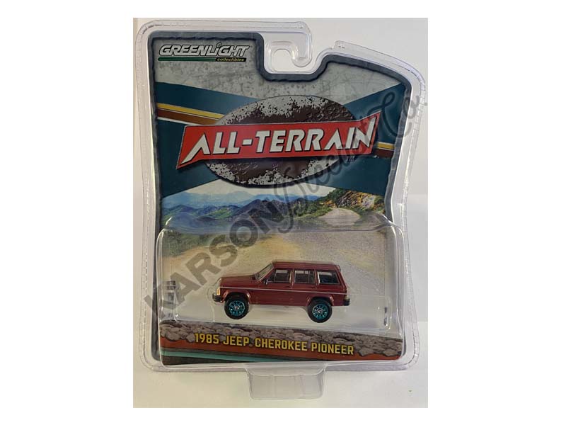 CHASE 1985 Jeep Cherokee Pioneer (All Trerrain) Series 12 Diecast 1:64 Scale Model - Greenlight 35210A