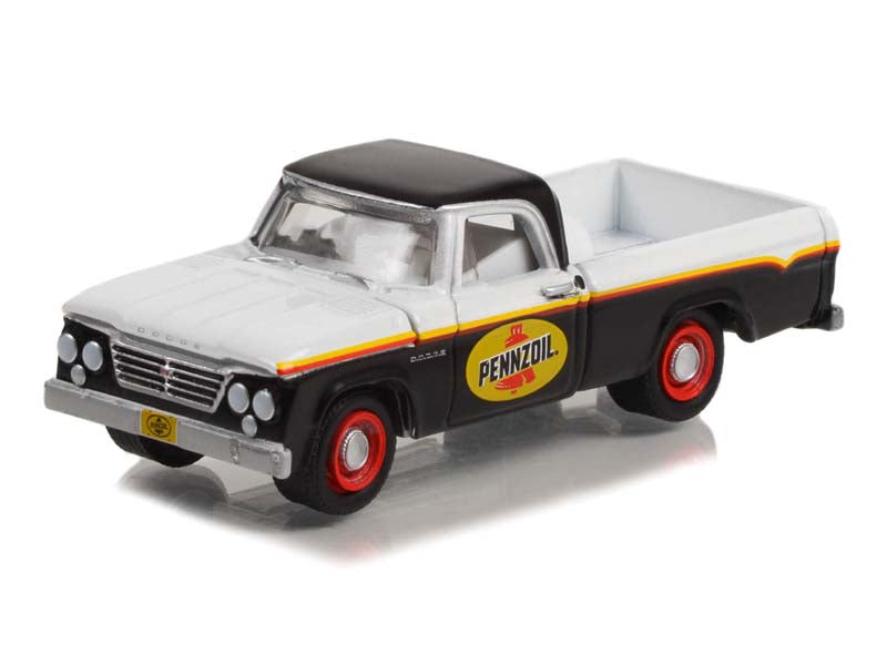 1964 Dodge D-100 w/ Toolbox - Pennzoil (Blue Collar Collection) Series 11 Diecast 1:64 Scale Model - Greenlight 35240A